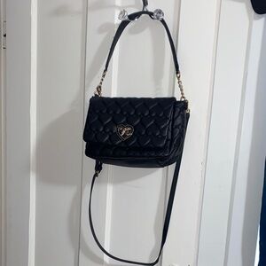 Elegant Black Quilted Shoulder Bag